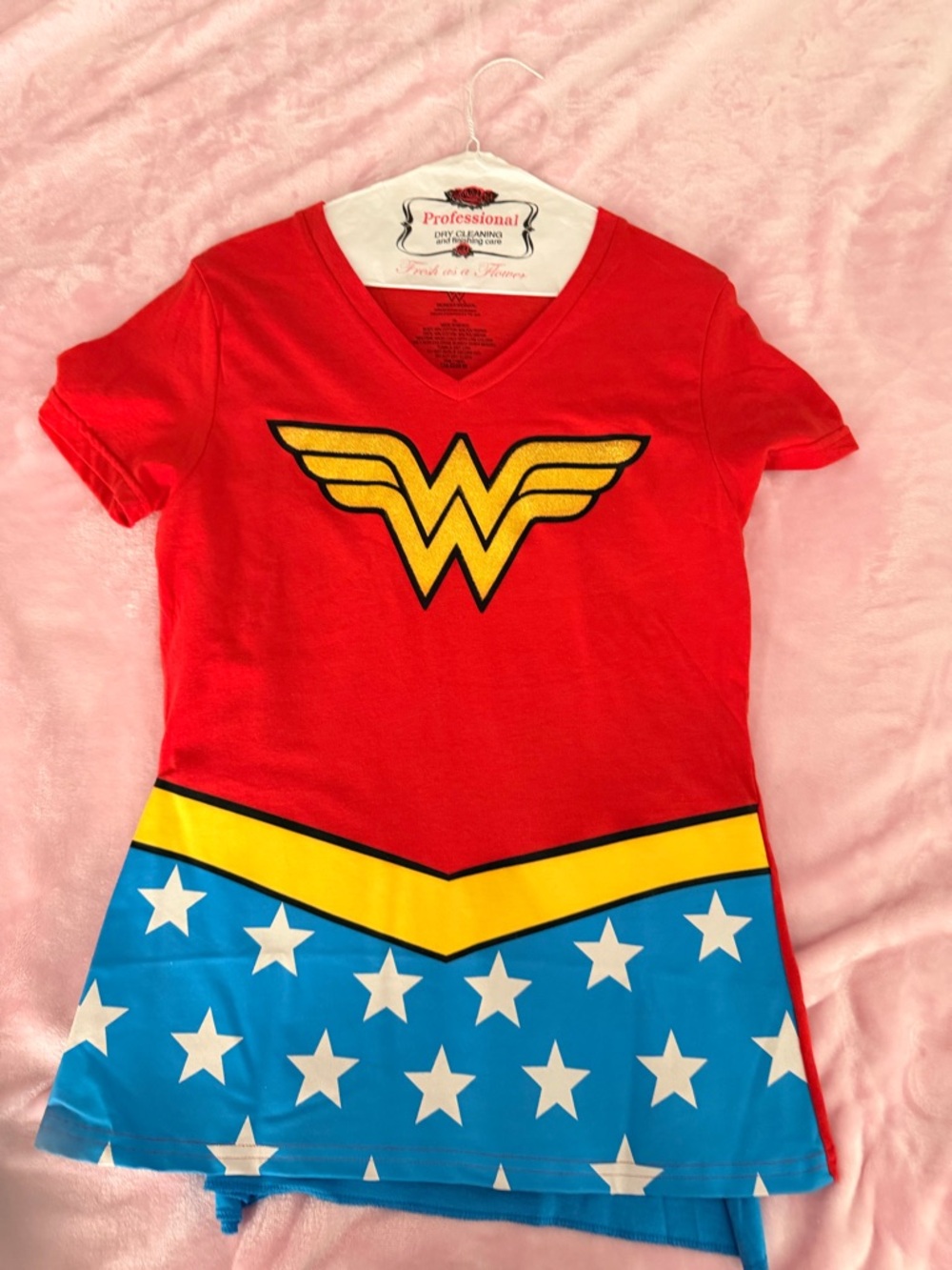 Wonder Woman women’s top Costume Dress - Red, Blue & Yellow.